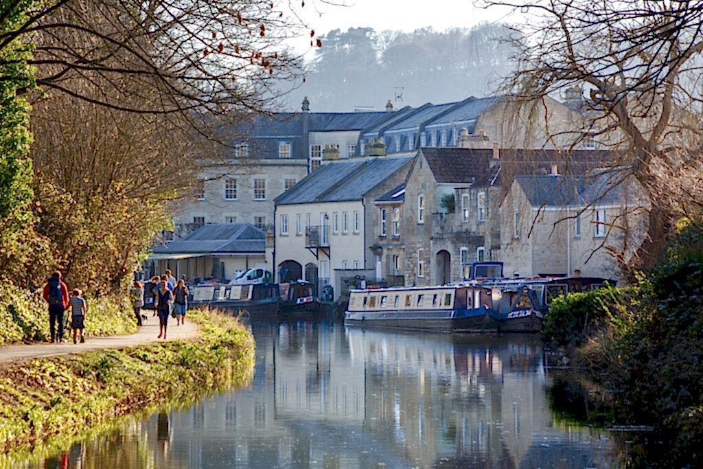 Riverside architecture in Bath UK